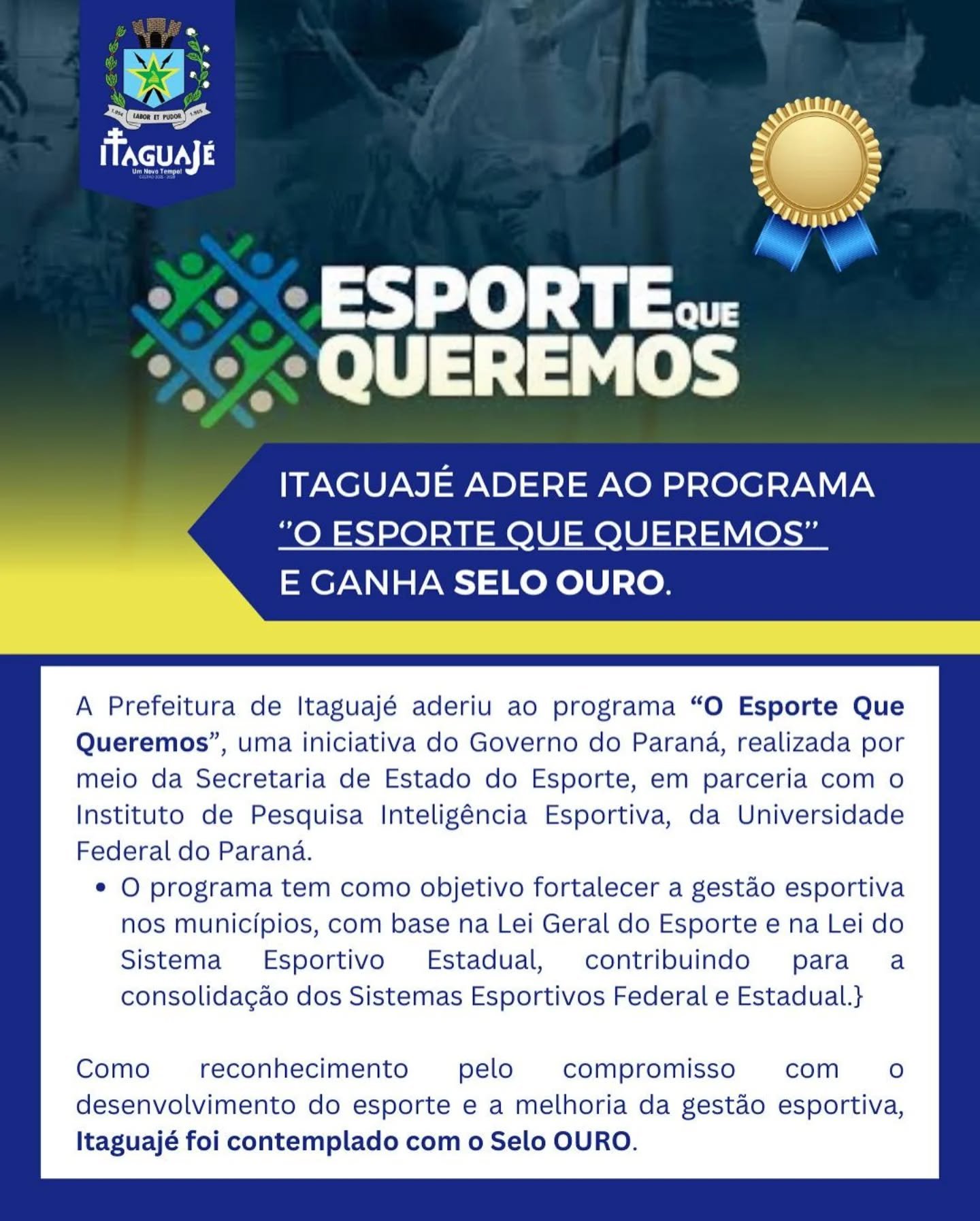 O Esporte Que Queremos