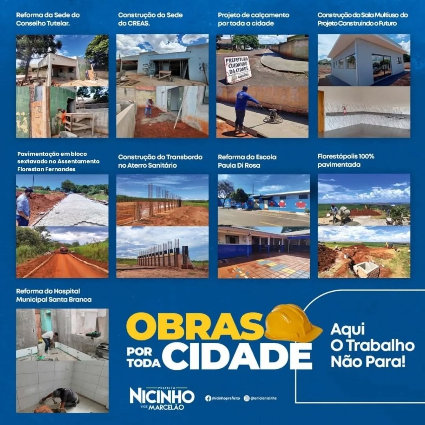 obras Florestópolis - De Mendeslândia para toda região