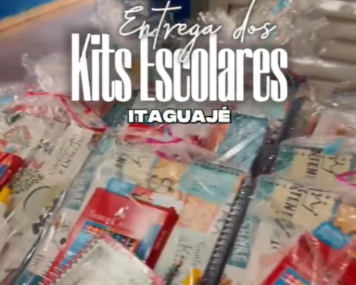 kit escolar Itaguajé - De mendeslândia para toda região